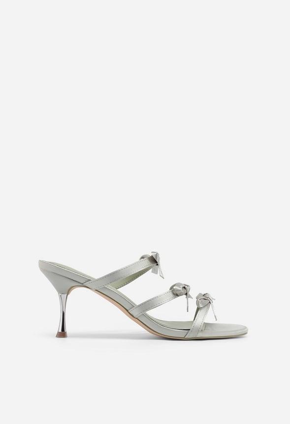 Strappy Bow Slide Sandals Product Image