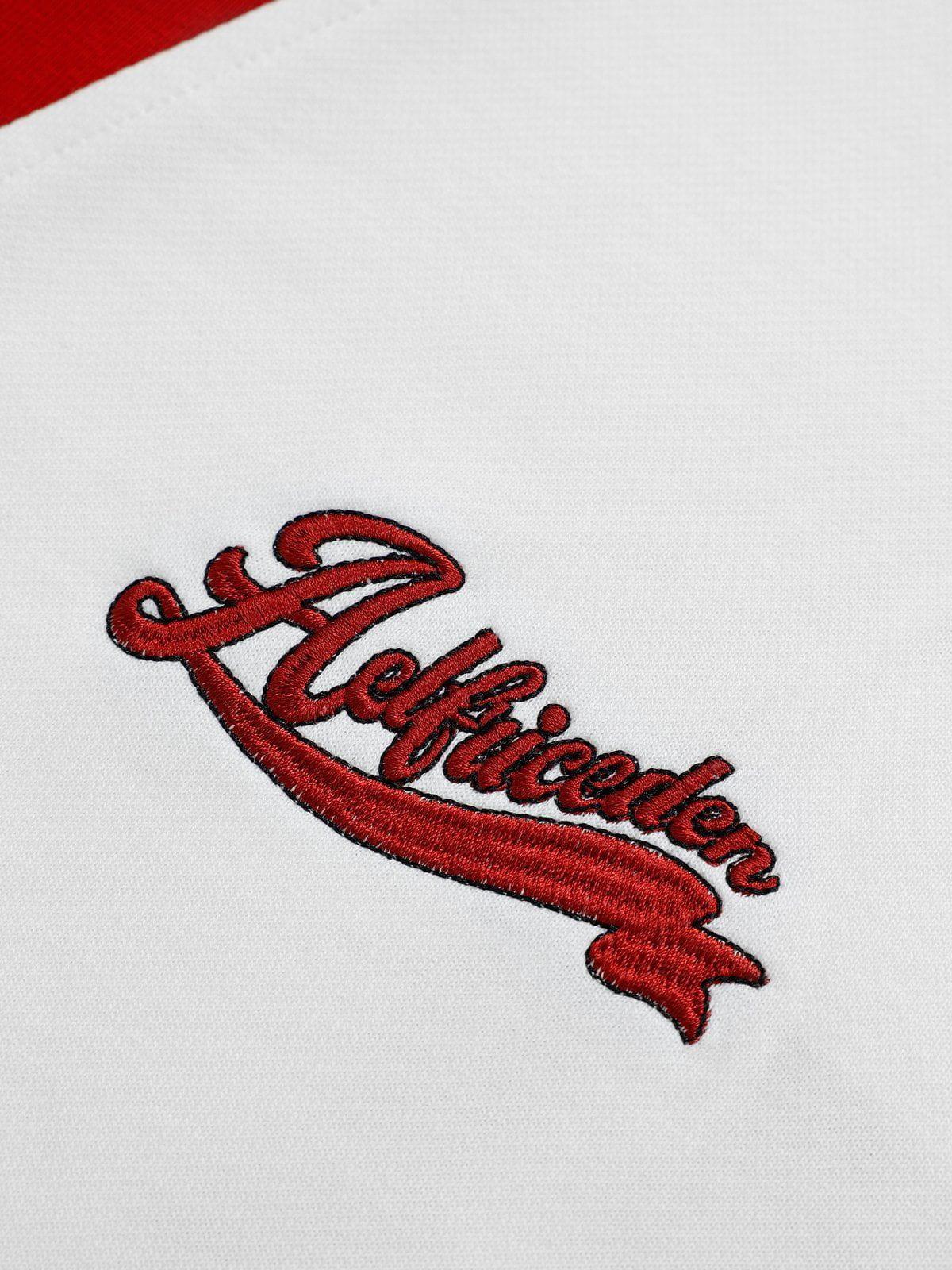 Aelfric Eden Patchwork Embroidery Hoodie Product Image