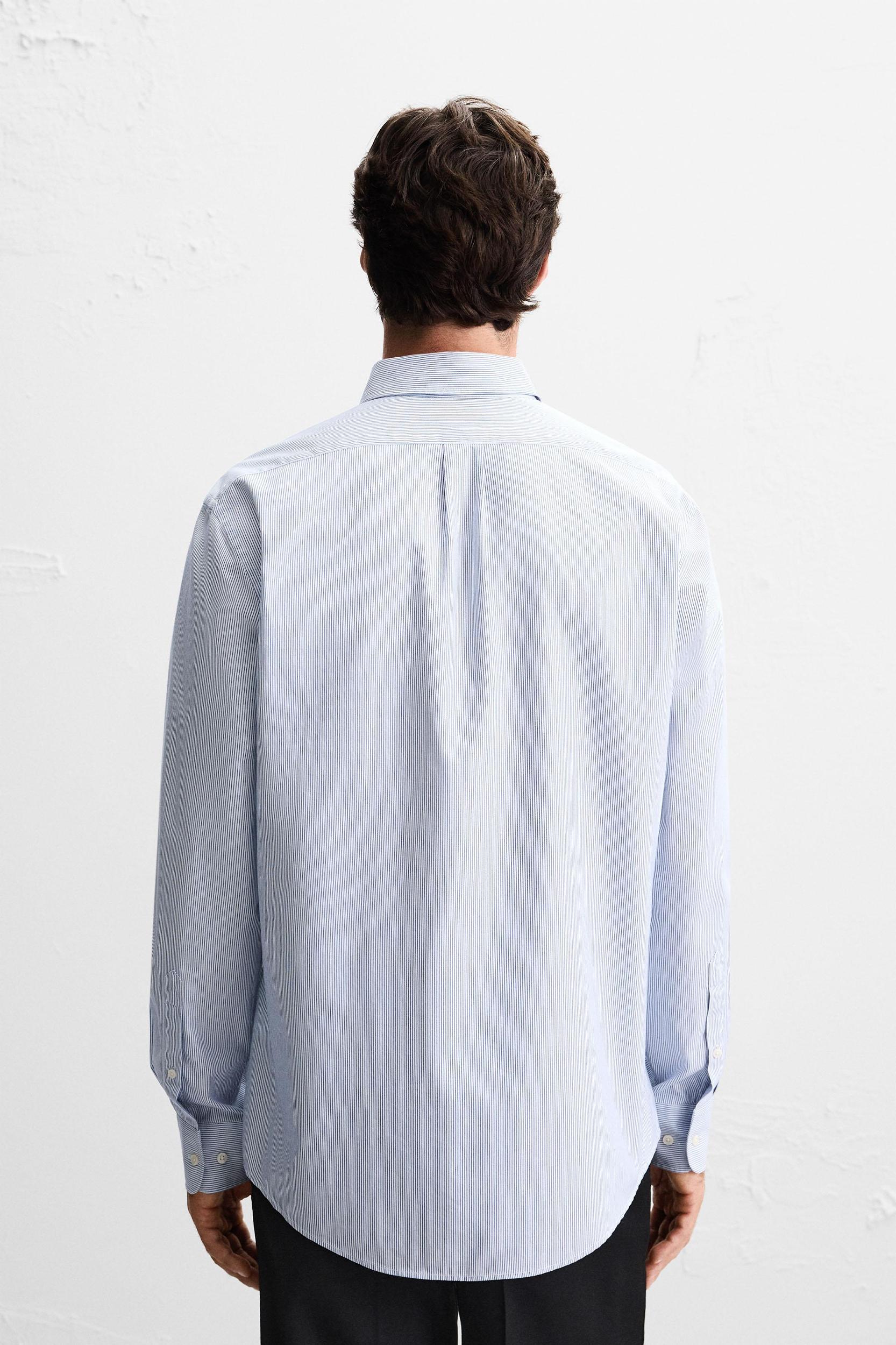 TEXTURED STRIPED SHIRT Product Image