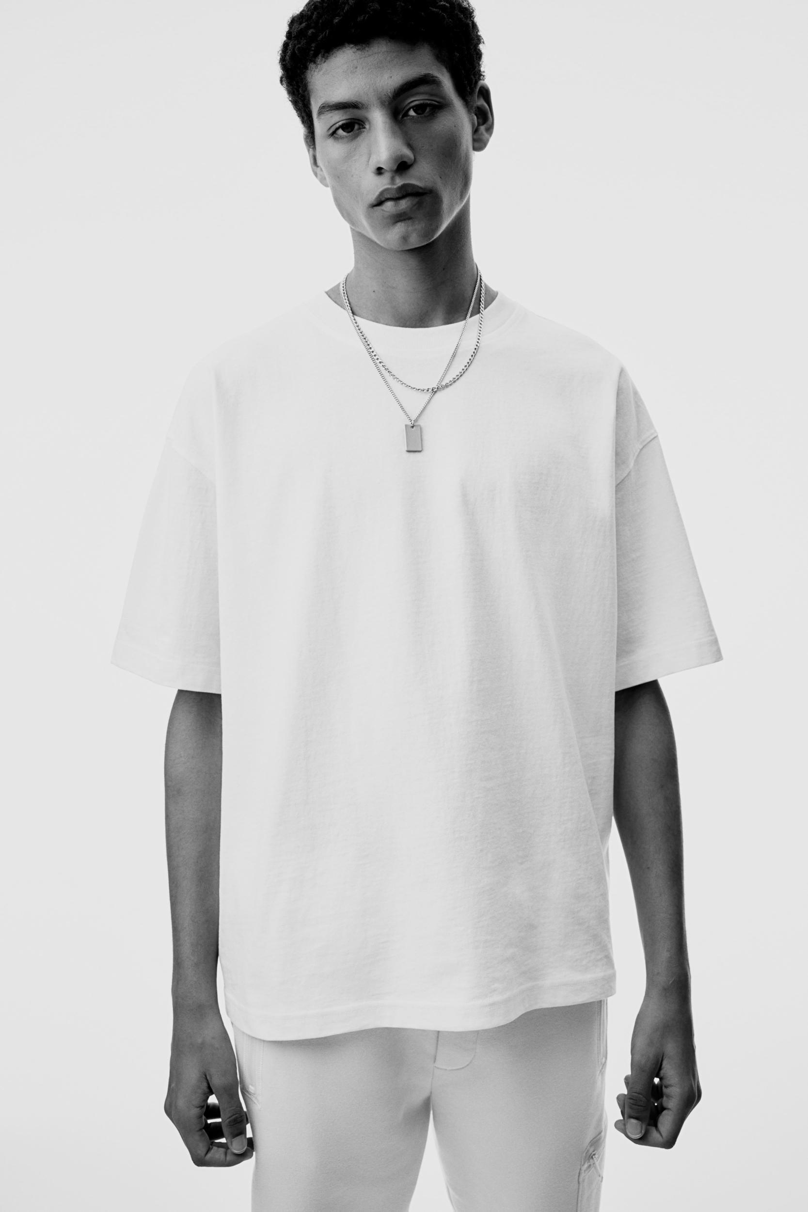 Oversized Fit Cotton T-shirt Product Image