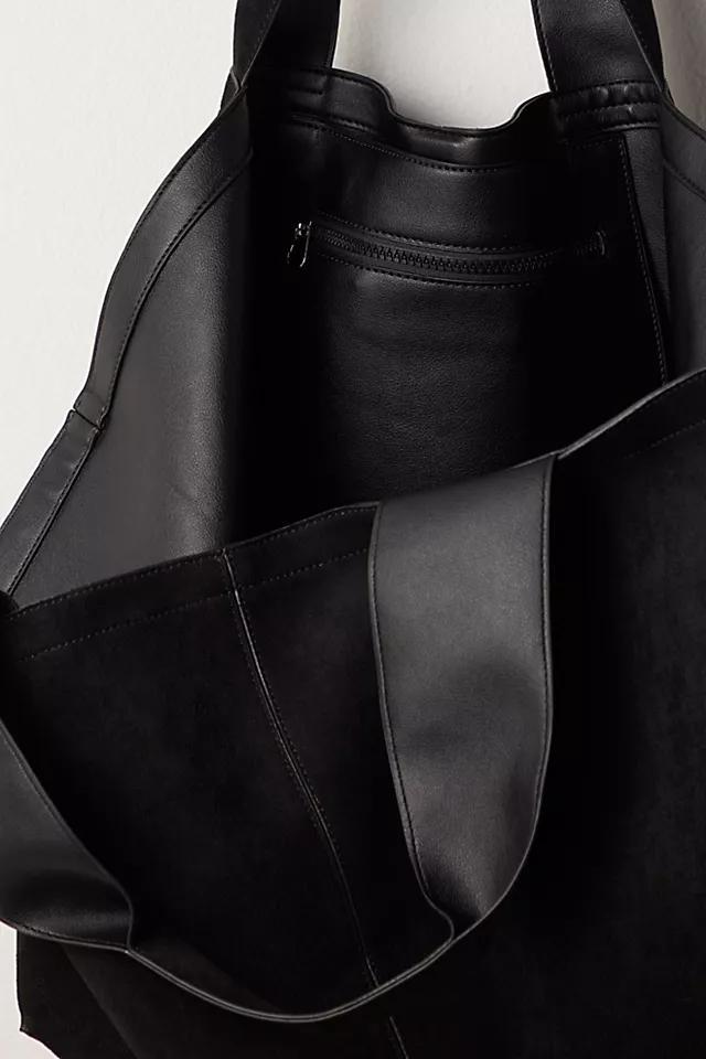 Blair Reversible Vegan Suede Tote Product Image