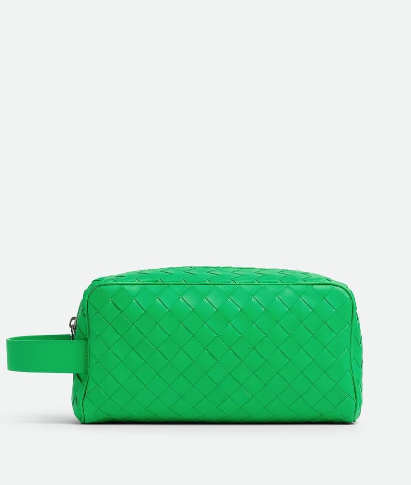 Men's Intrecciato Travel Pouch in Parakeet Product Image
