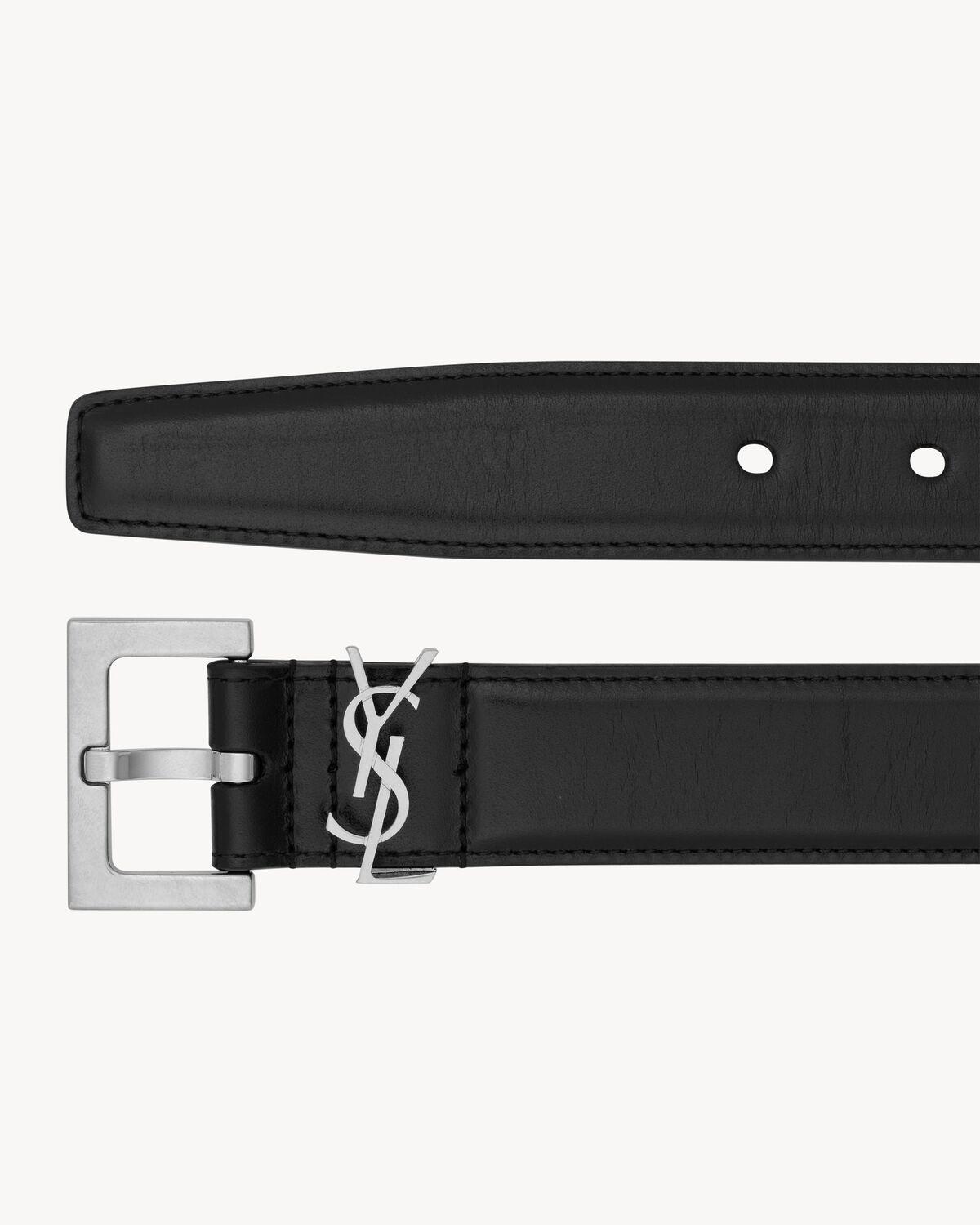 Cassandre belt in smooth leather | Saint Laurent | YSL.com Product Image