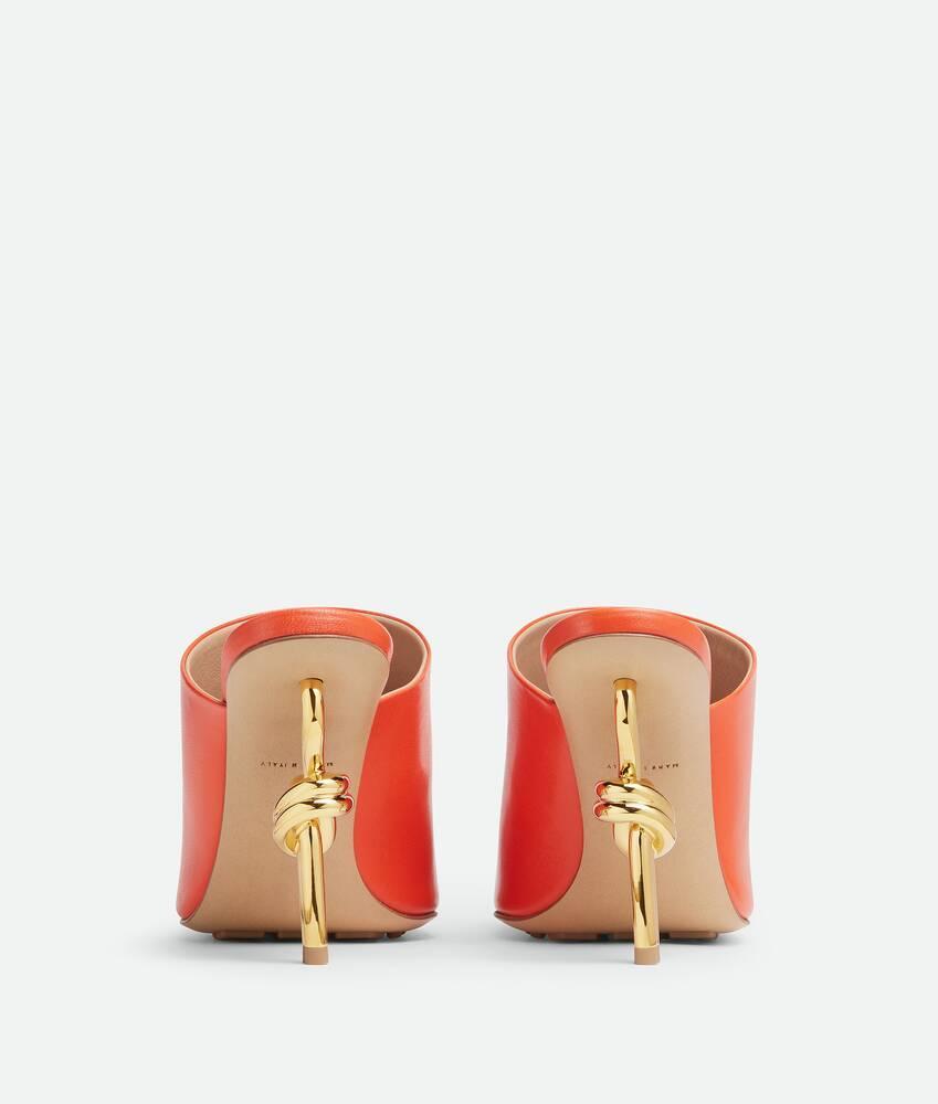 Women's Knot Sandal in New orange Product Image