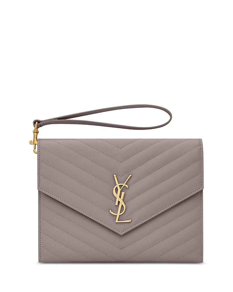 Saint Laurent Cassandre Matelasse Flap Pouch Product Image
