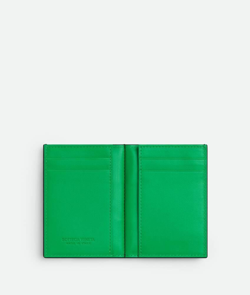 Men's Cassette Slim Flap Card Case in Black/parakeet Product Image