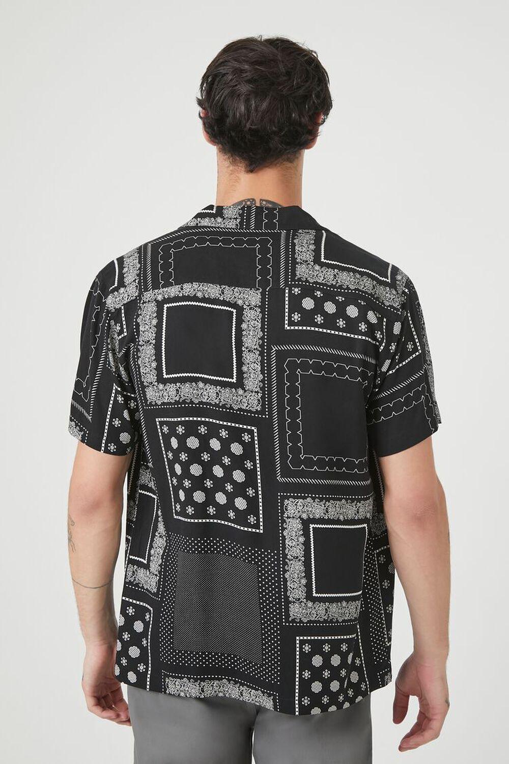 Paisley Print Cuban-Collar Shirt | Forever 21 Product Image