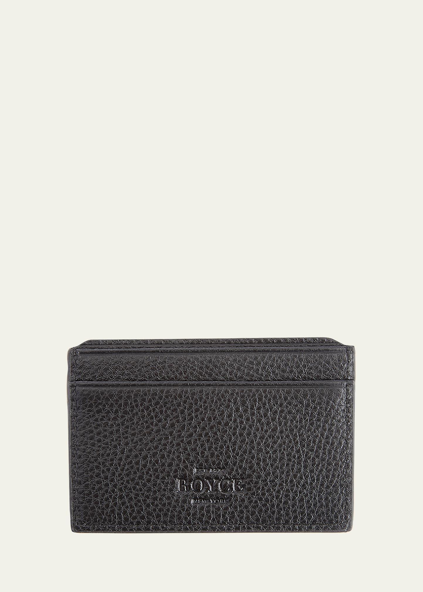Womens RFID-Blocking Leather Card Case Product Image