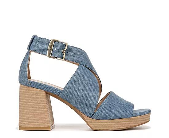 Dr. Scholl's Maya Block Heel Sandal Microfiber) Women's Sandals Product Image