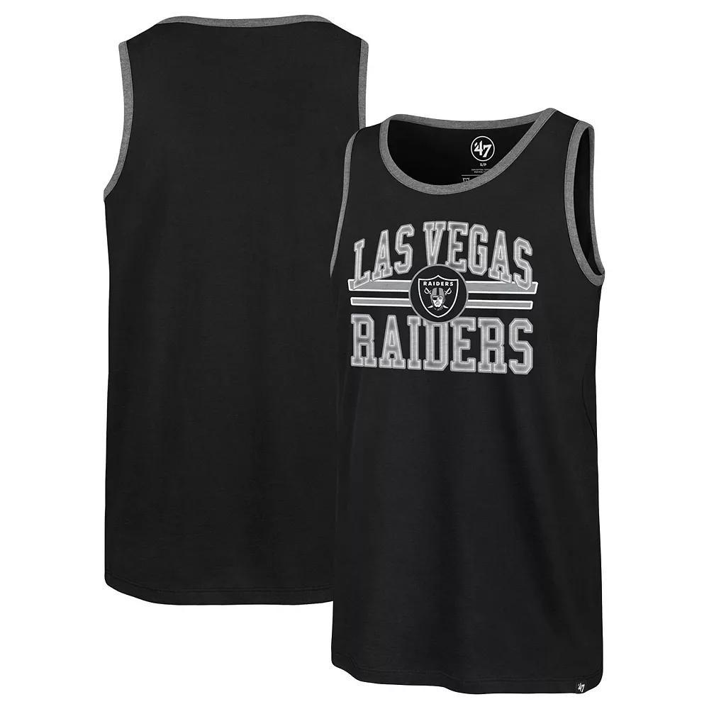 Men's '47  Black Las Vegas Raiders Winger Franklin Tank Top, Size: Medium, Lvr Black Product Image