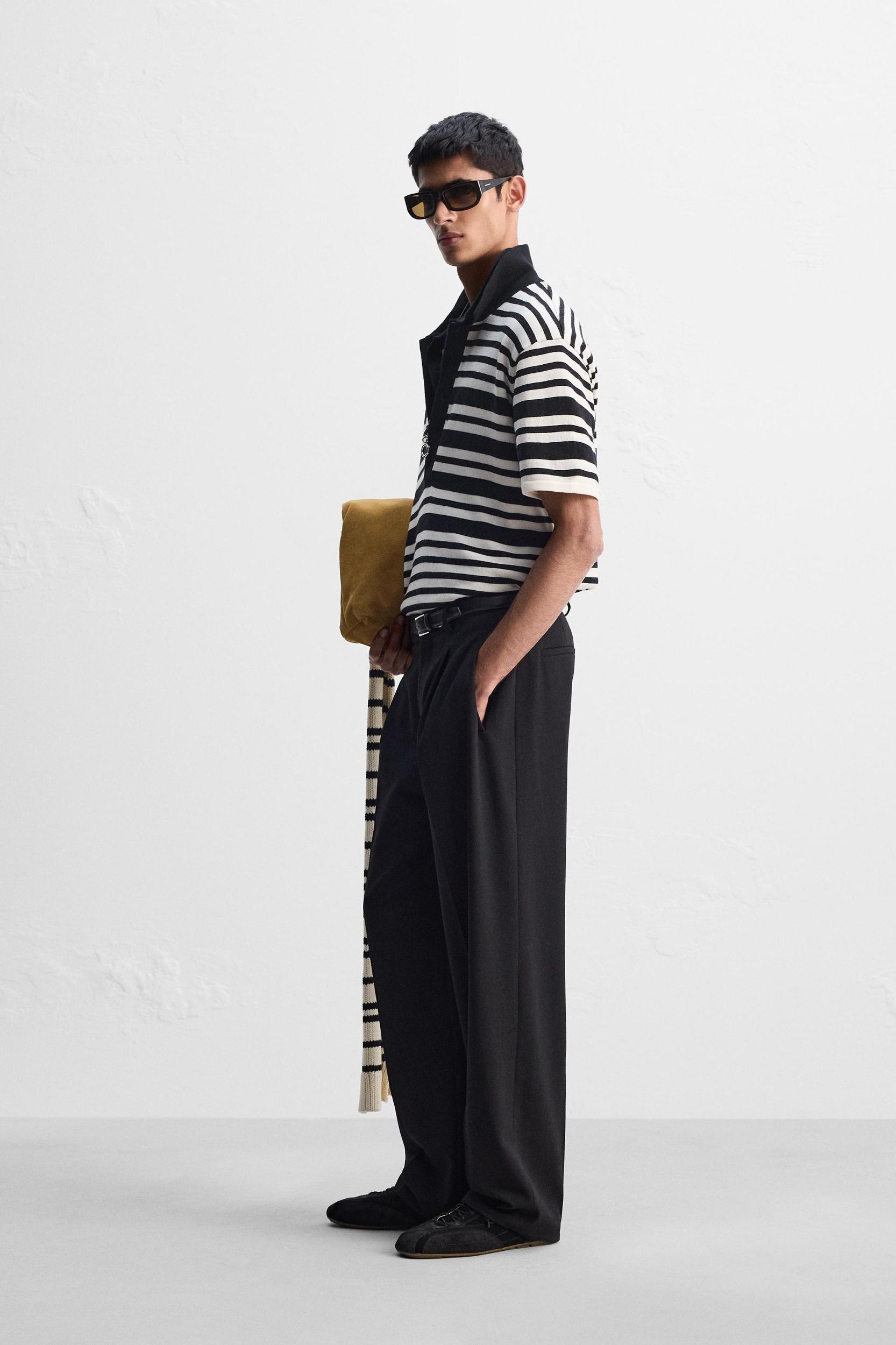 LIMITED EDITION STRIPED KNIT POLO Product Image