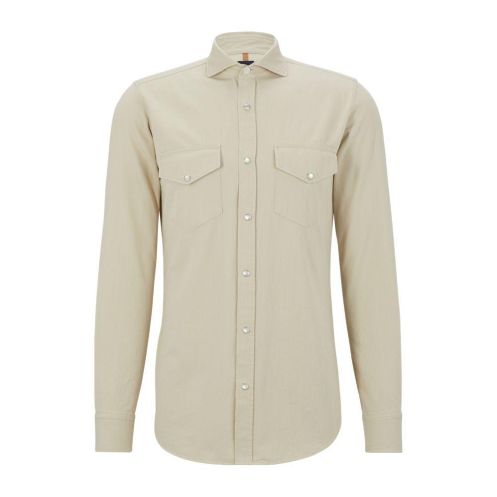HUGO BOSS Denim Shirt In Multi Product Image