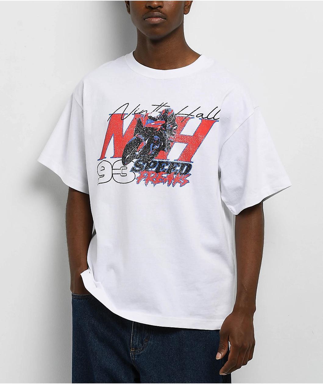 Ninth Hall Speed Freaks White T-Shirt Product Image