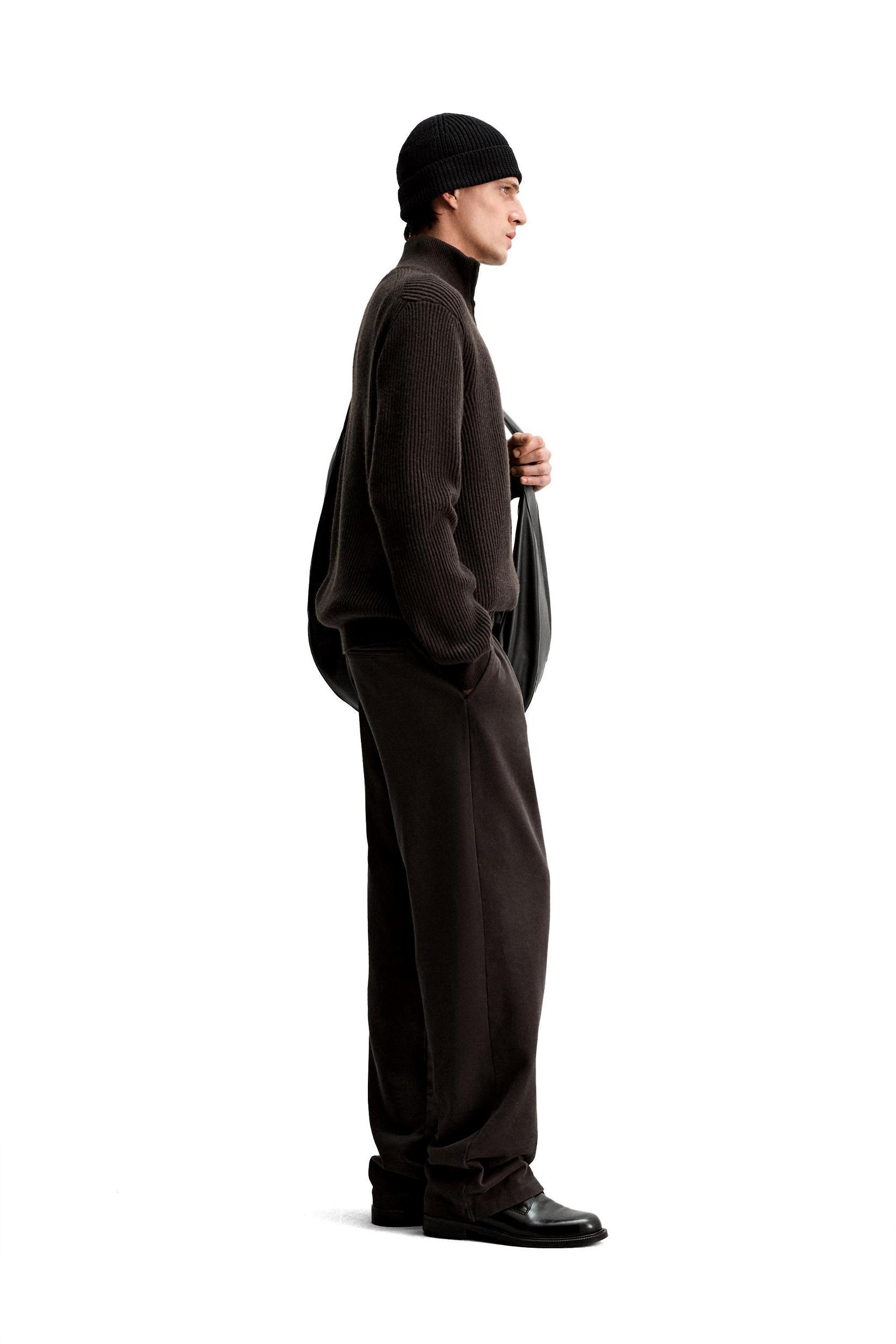 CASHMERE - COTTON ZIPPER SWEATER Product Image