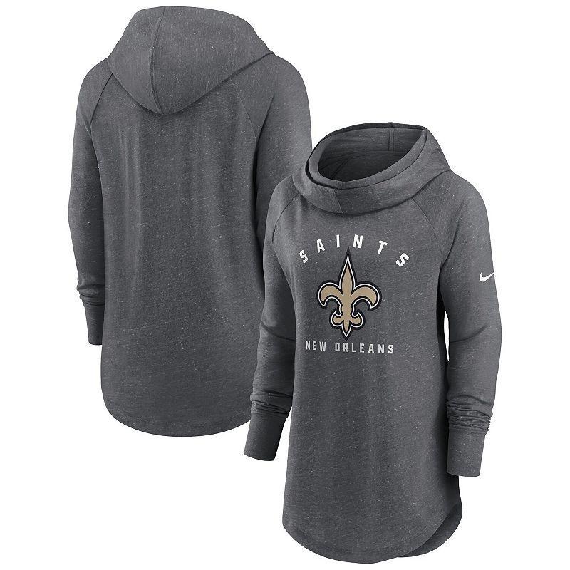 Womens Nike Cleveland s Minimal Statement Lightweight Raglan Funnel Neck Pullover Hoodie Product Image