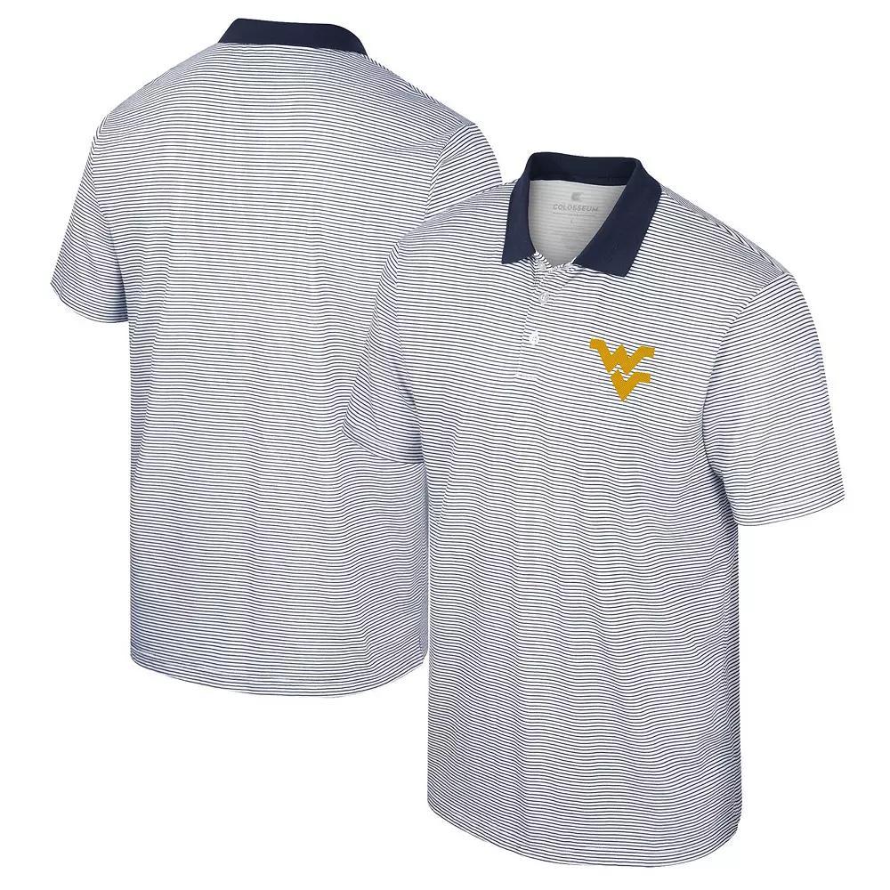 Men's Colosseum White/Maroon Minnesota Golden Gophers Print Stripe Polo, Size: XXL Product Image