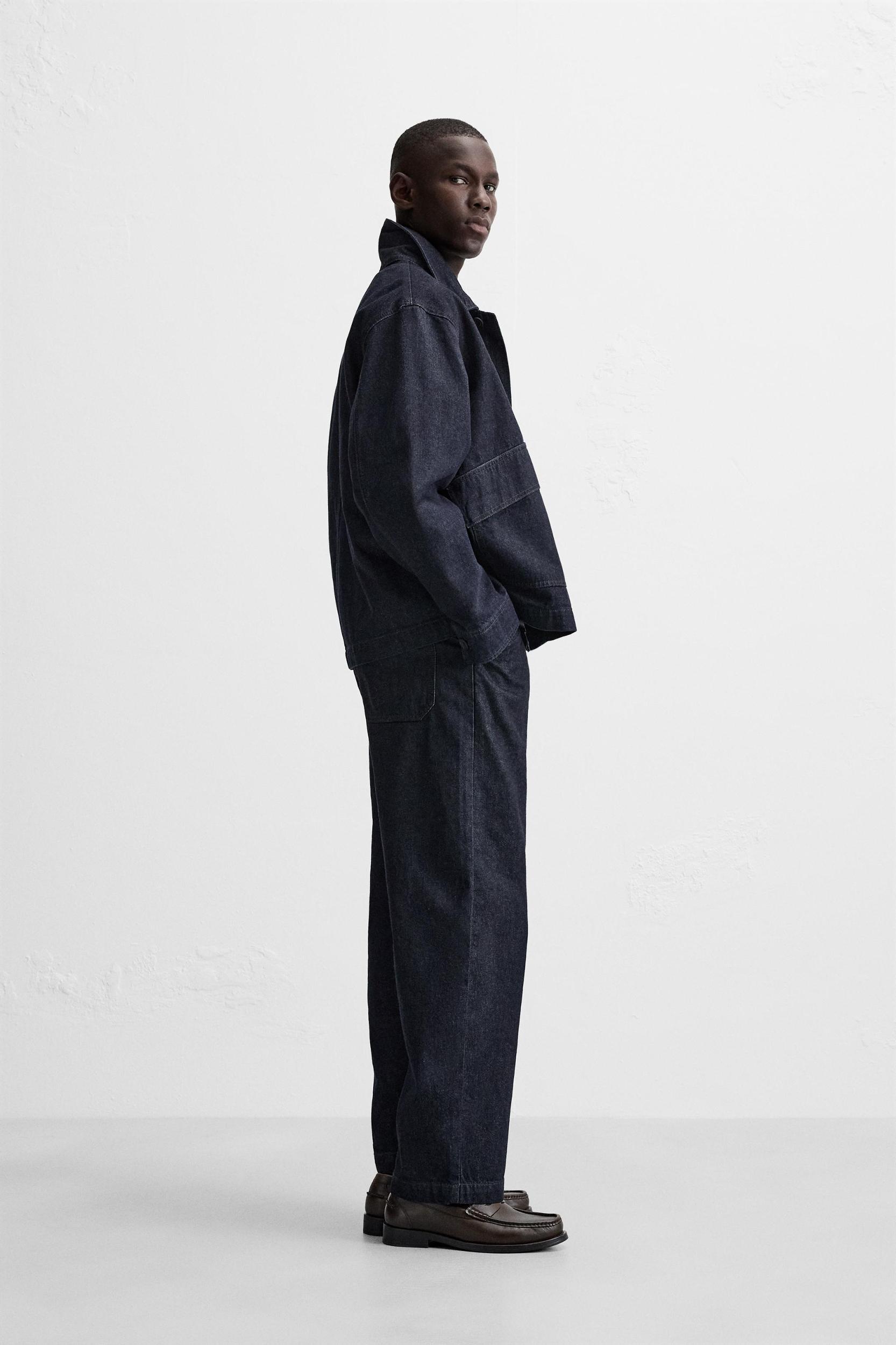BOXY FIT DENIM JACKET Product Image