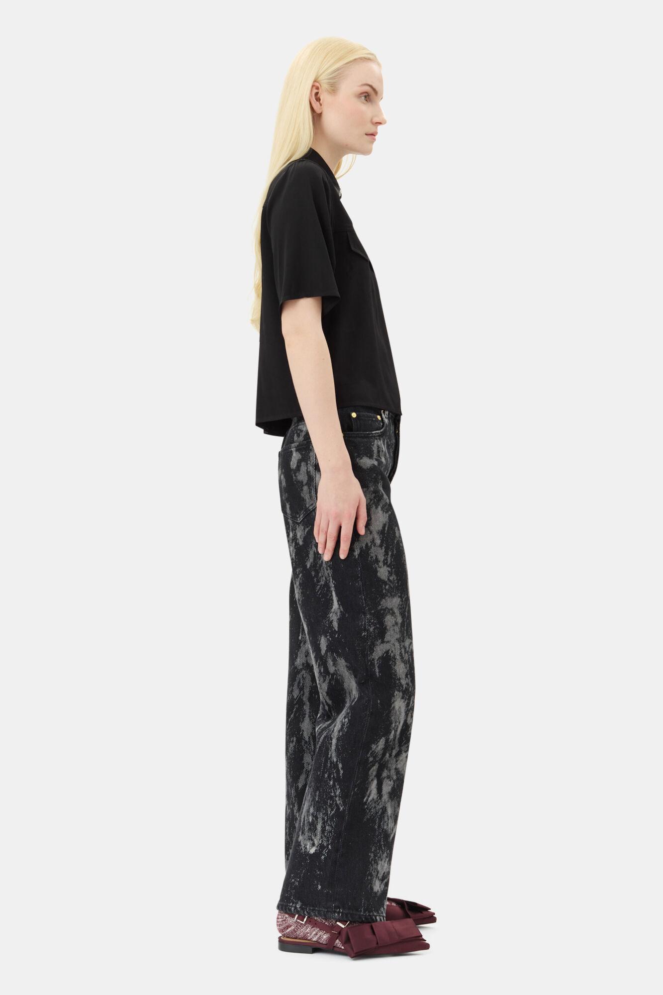 Black Viscose Twill Shirt Product Image