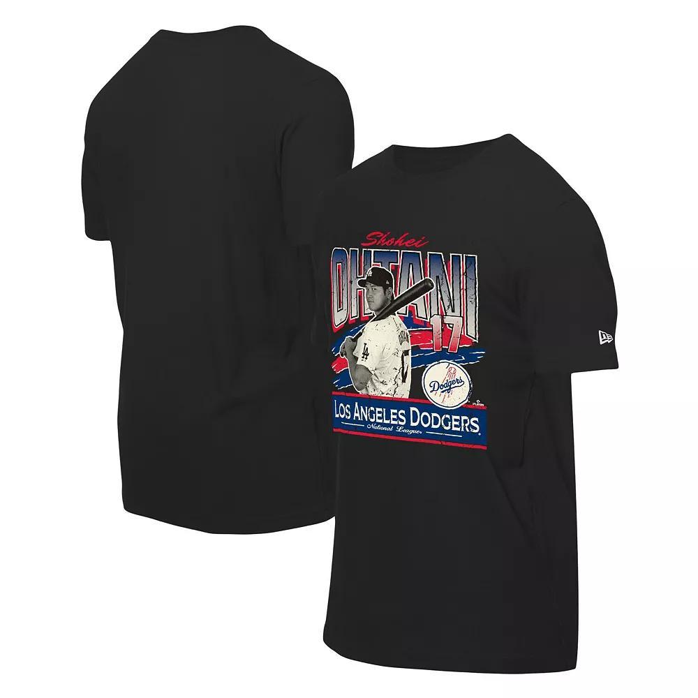 Men's New Era Shohei Ohtani Black Los Angeles Dodgers Batter Up T-Shirt, Size: XL Product Image