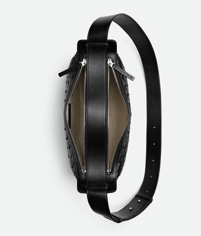 Men's Intrecciato Tribeca Top Handle in Black Product Image