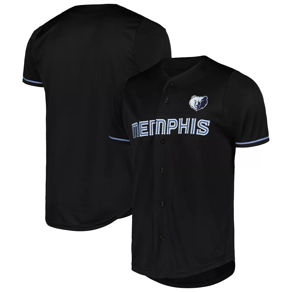 Men's Fanatics Black Memphis Grizzlies Pop Baseball Jersey, Size: Large, Grz Black Product Image