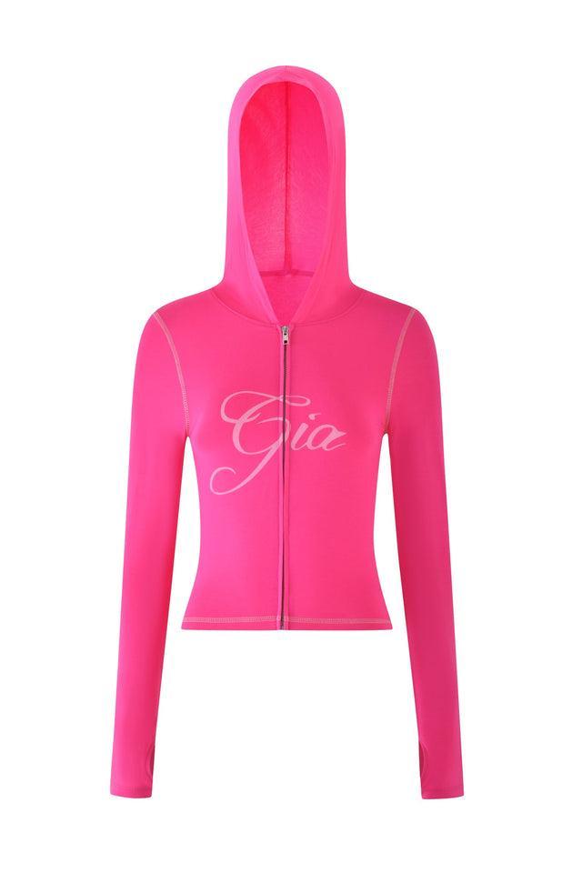 BLARE HOODIE - PINK : HOT PINK Product Image