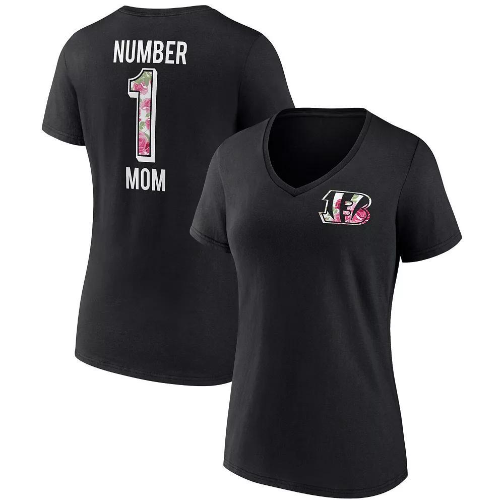 Women's Fanatics Branded Cardinal Arizona Cardinals Team Mother's Day V-Neck T-Shirt, Size: Large, Red Product Image
