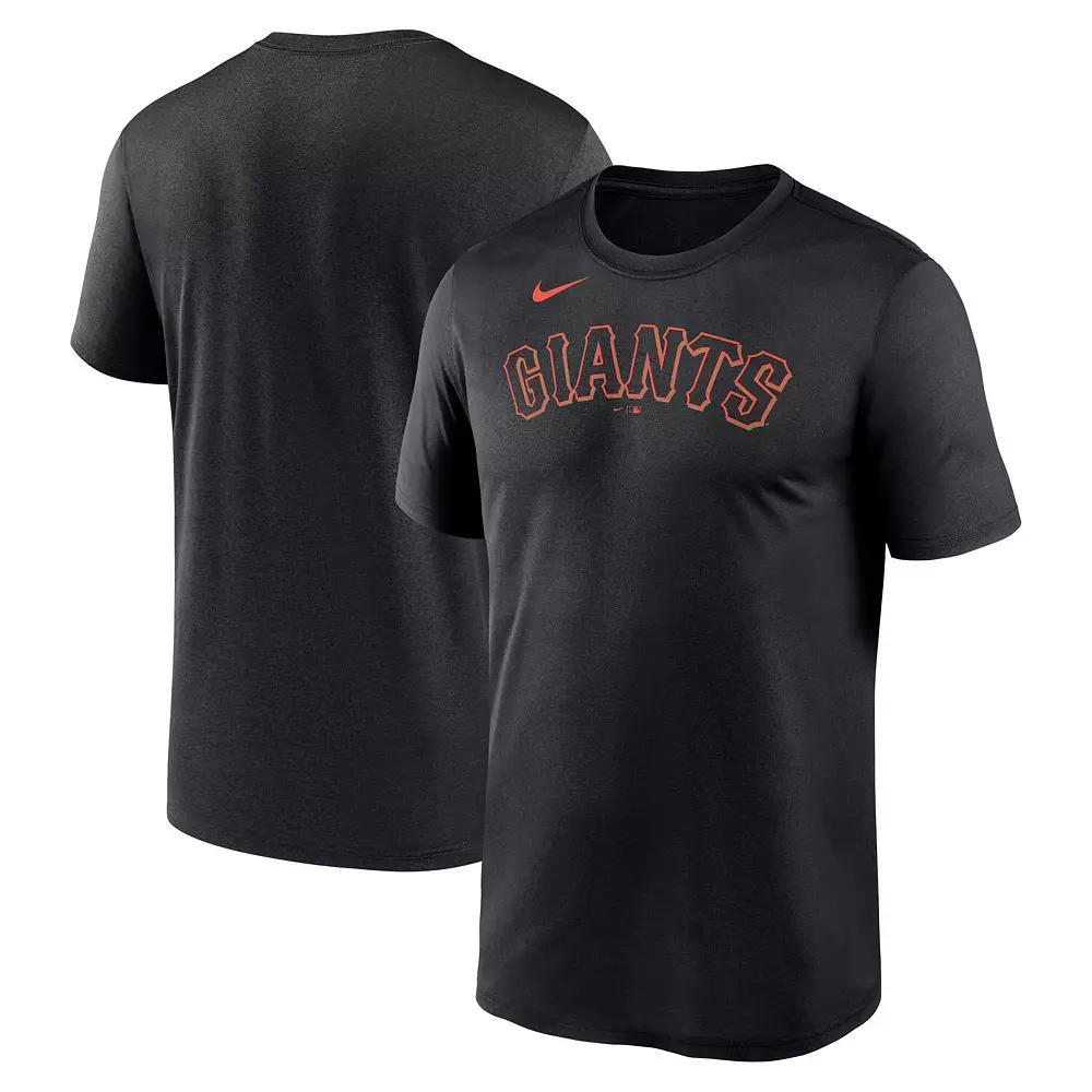 Men's Nike Black Colorado Rockies New Legend Wordmark T-Shirt, Size: Medium Product Image