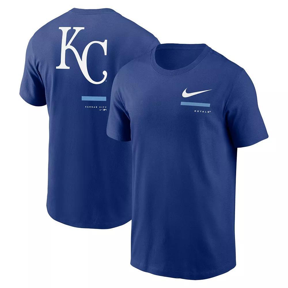 Men's Nike Navy Milwaukee Brewers Over the Shoulder T-Shirt, Size: Medium, Blue Product Image