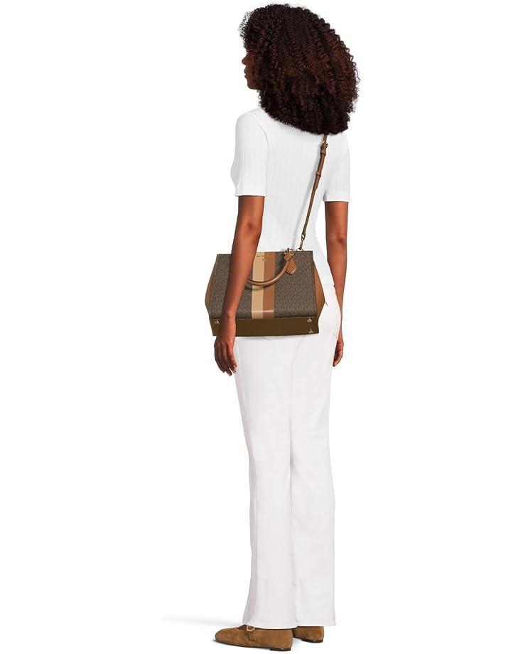 Taryn Small Convertible Top Zip Tote Crossbody Product Image