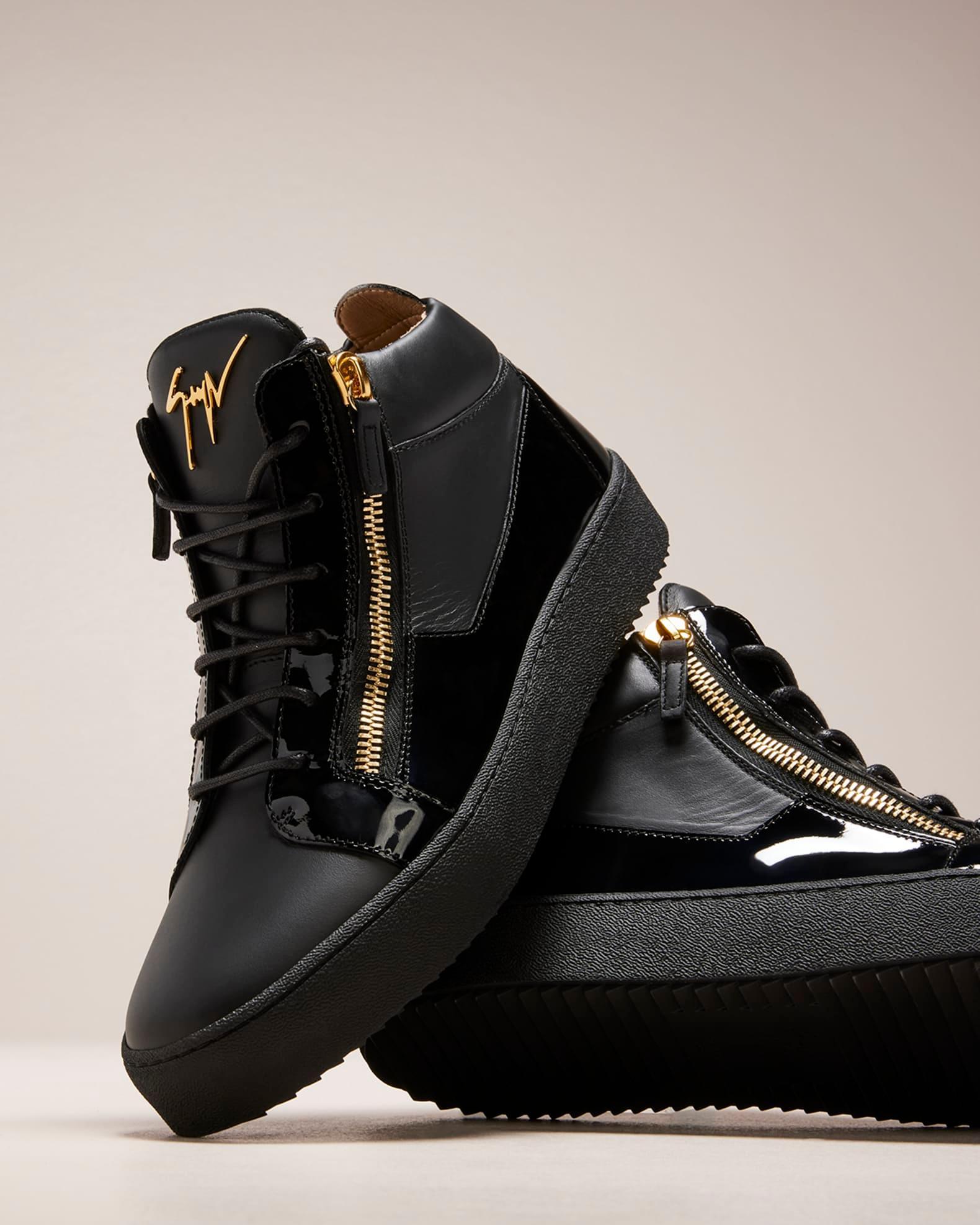 Men's Kriss Leather Mid-Top Sneakers Product Image