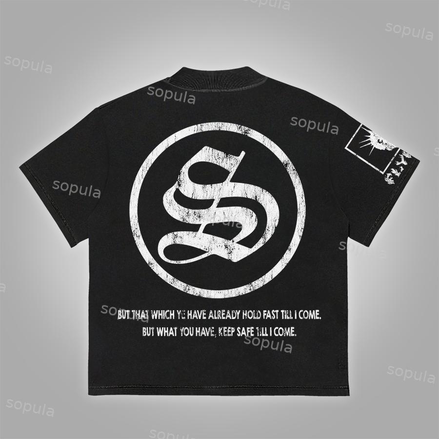 Sopula Vintage Skull Heart's Desire Street Style Graphic Cotton T-Shirt Product Image