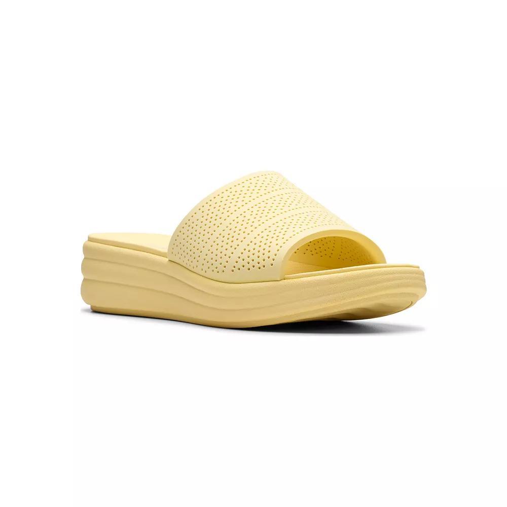 Clarks® Drift Twist Women's Sandals, Size: 8, Pale Yellow Product Image