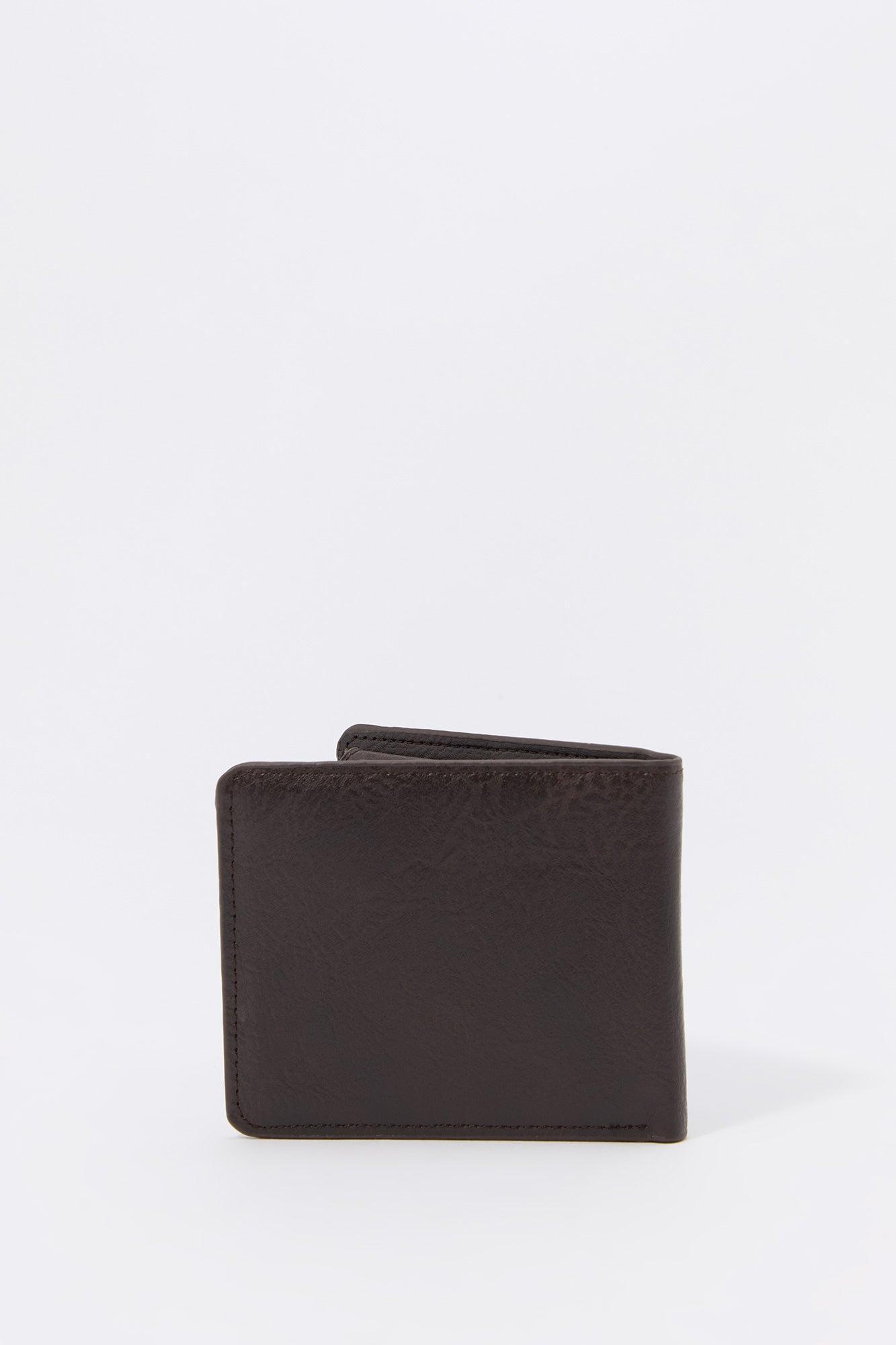 Faux Leather Wallet Male Product Image