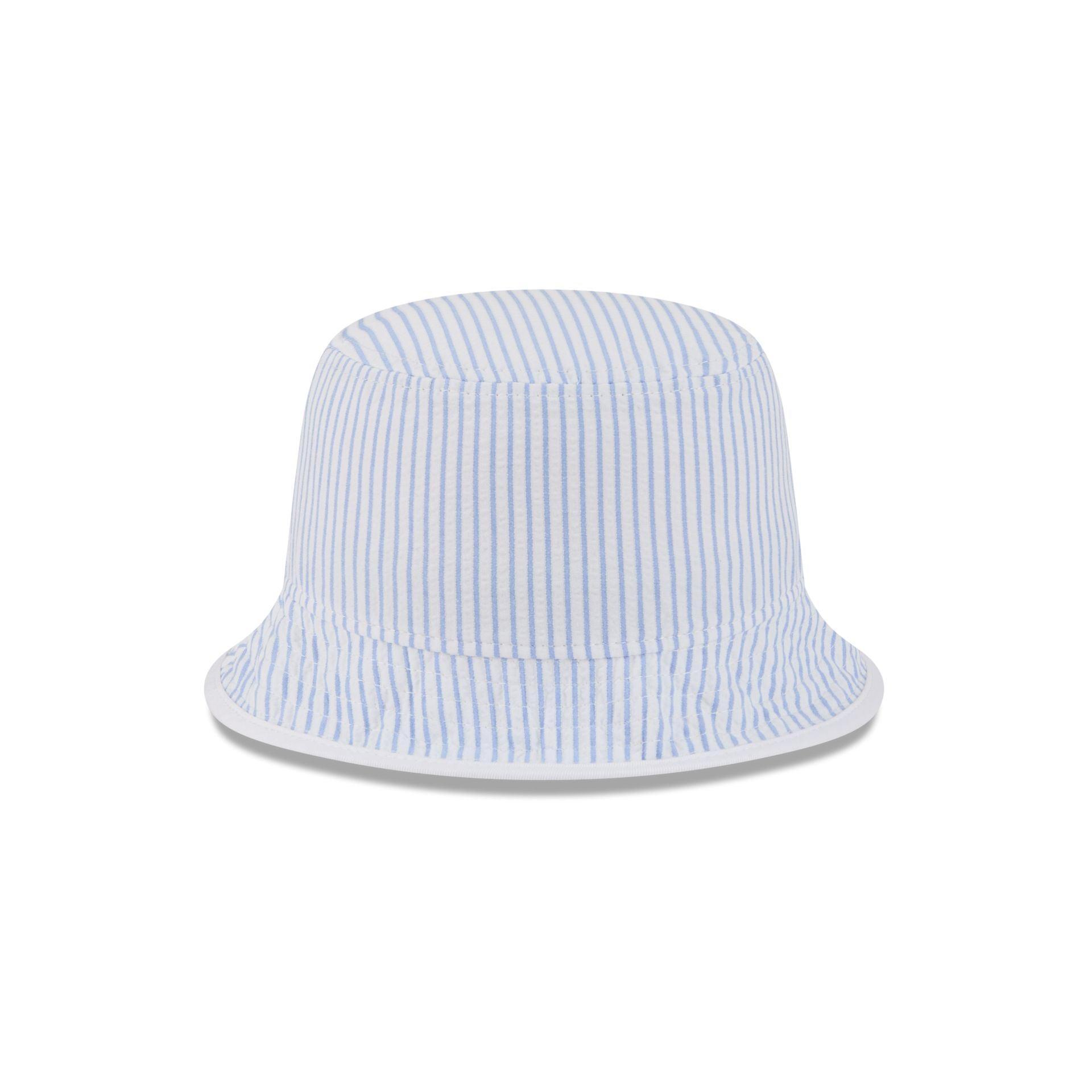 New Era Cap Sky Blue Pinstripe Bucket Hat Male Product Image