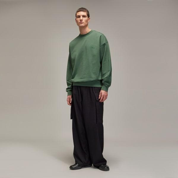 adidas Y-3 French Terry Crew Sweater Black S Mens Product Image