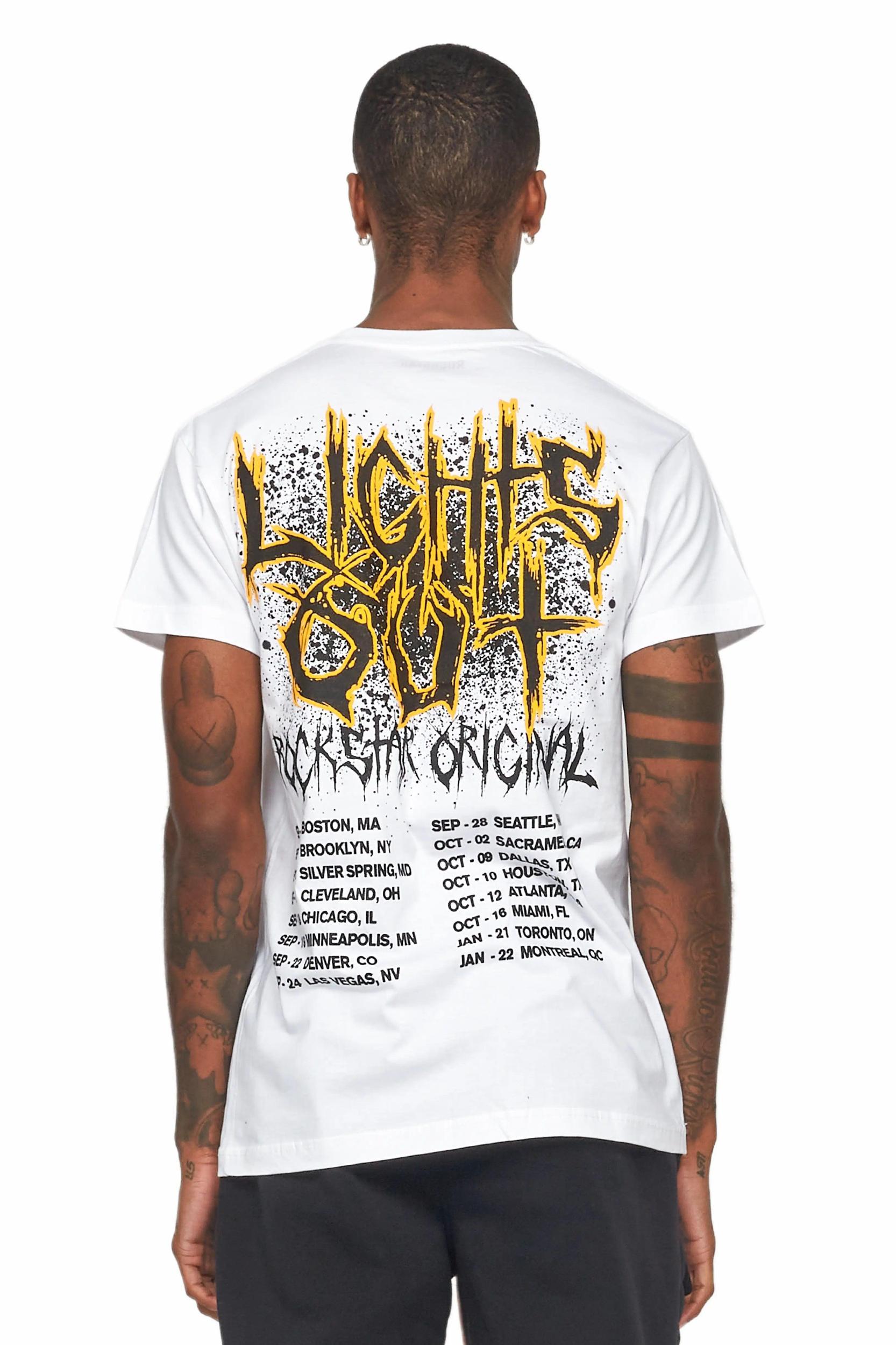 Mathias White Graphic T-Shirt Male Product Image