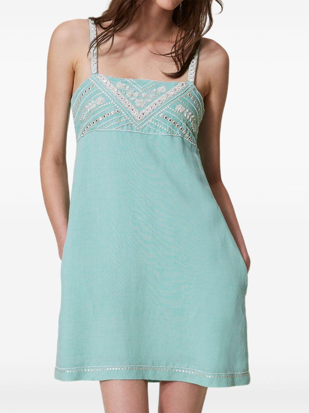 embroidered cami dress Product Image