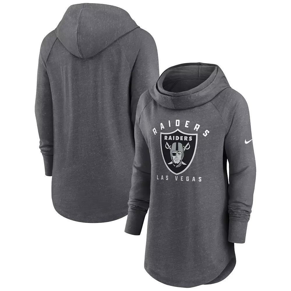 Womens Nike Cleveland s Minimal Statement Lightweight Raglan Funnel Neck Pullover Hoodie Product Image