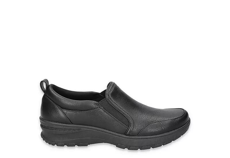 Easy Works by Easy Street Garland Slip-Resistant Flat Shoes, Women's, Size: 6 Wide, Black Product Image