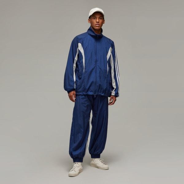 adidas Y-3 3-Stripes Nylon Shell Jacket Dark Blue XS Mens Product Image