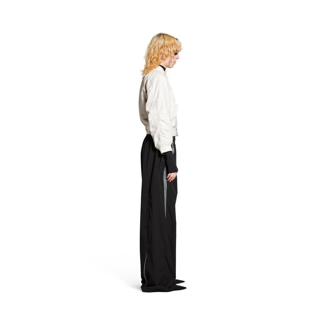 Women's Loop Sports Icon Shrunk Varsity Jacket in White Product Image