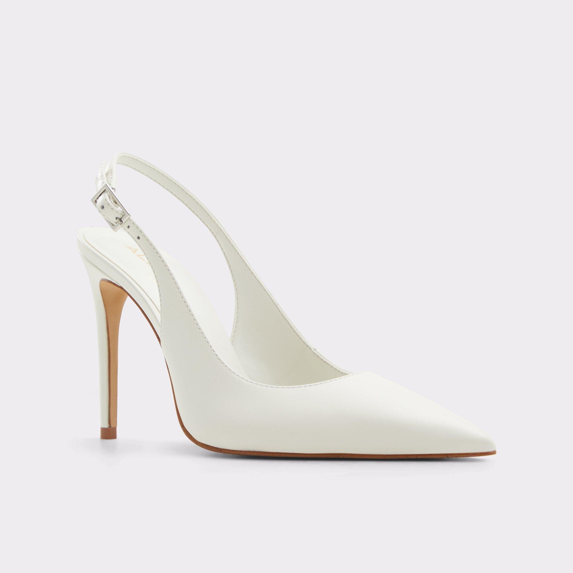 ALDO Stessysling - Women's Slingback Collection - White, Size 6 Product Image