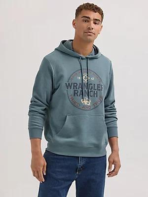 Men's 1947 Wrangler Logo Pullover Hoodie | Men's SHIRTS | Wrangler® Product Image