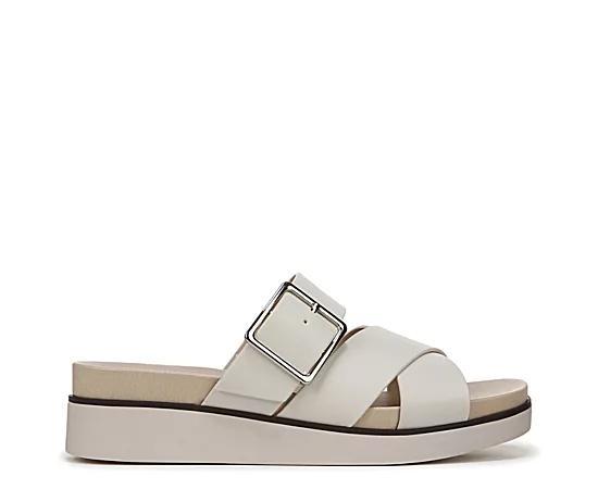 LifeStride Getaway Women's Slide Sandals, Size: 7 Wide, Ivory Product Image