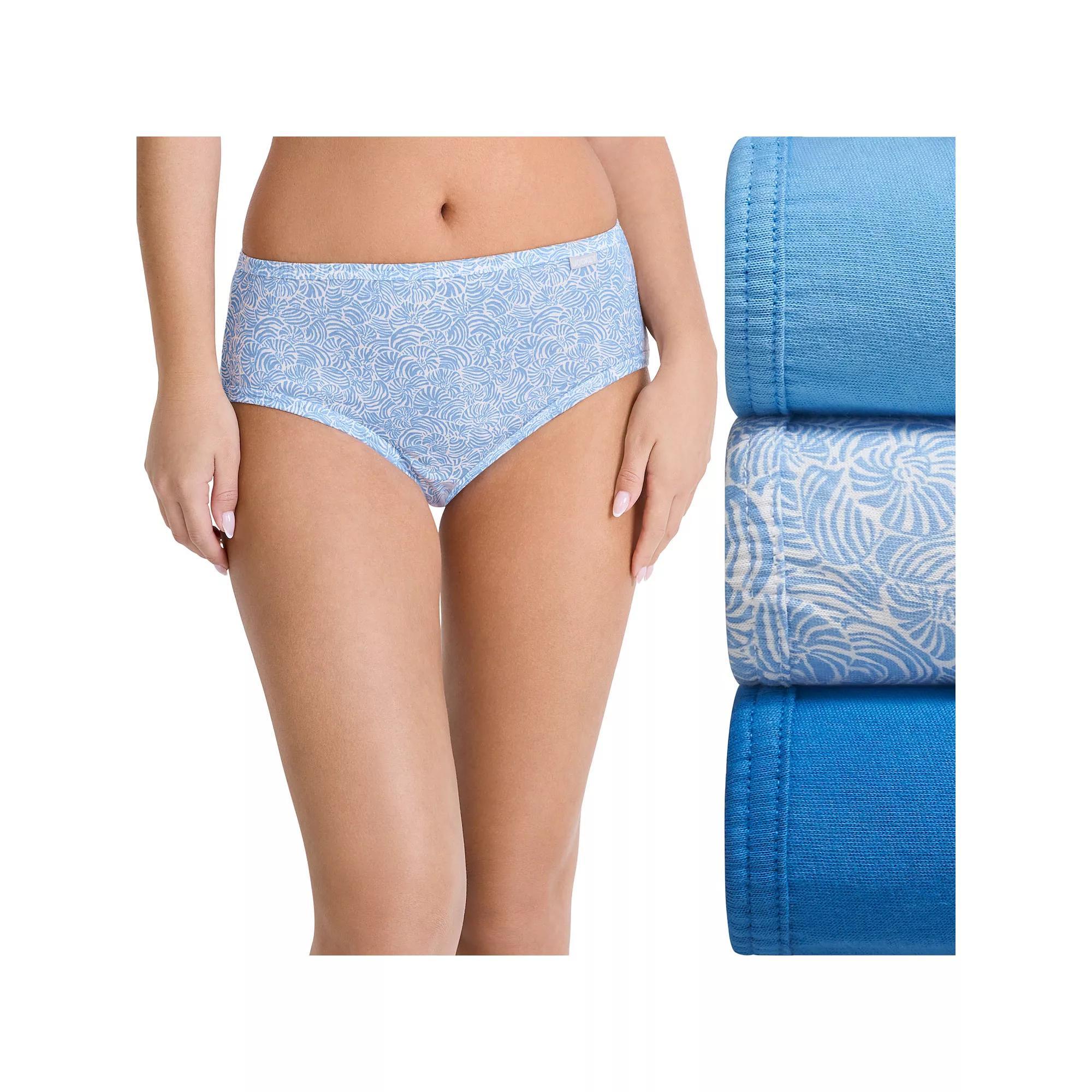 Women's Jockey® Elance 3-Pack Hipster Panty Set 1488, Size: 6, Pretty Meadow Team Product Image