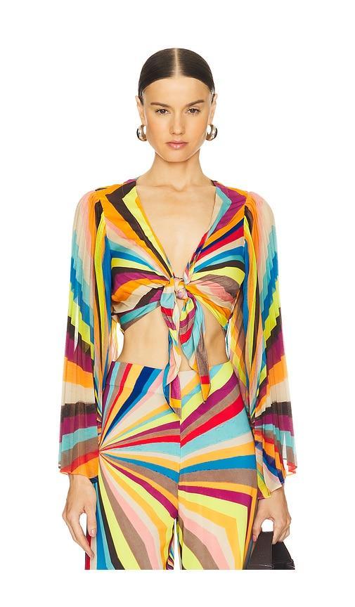 Rochelle Tie Top Alice + Olivia Product Image