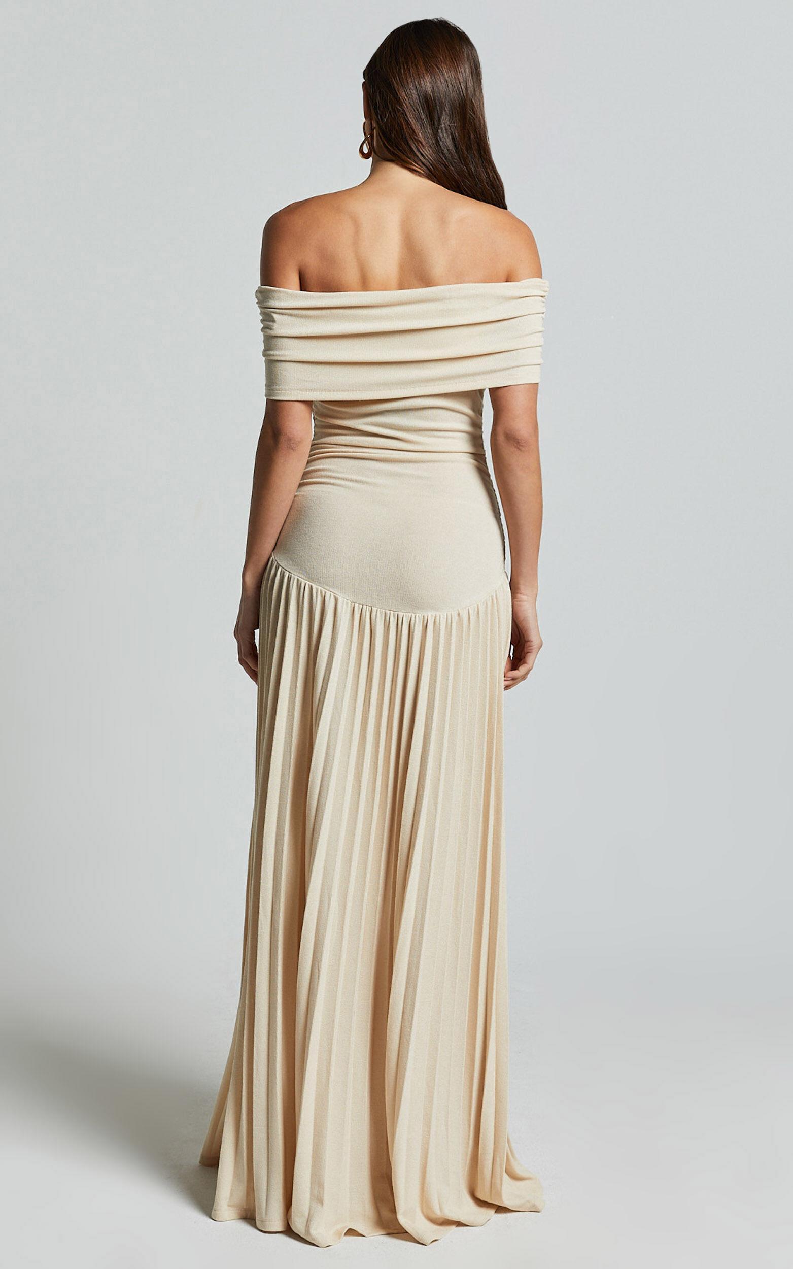 Lioness - Field Of Dreams Maxi Dress in Oatmeal Product Image