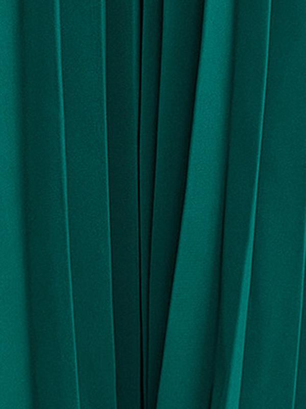Batwing Sleeves Loose Pleated Solid Color Maxi Dresses Product Image