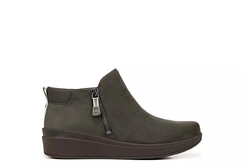 Ryka Lyrical Women's Wedge Ankle Boots, Size: 7.5, Alpine Green Product Image
